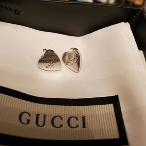 Gucci heart earrings